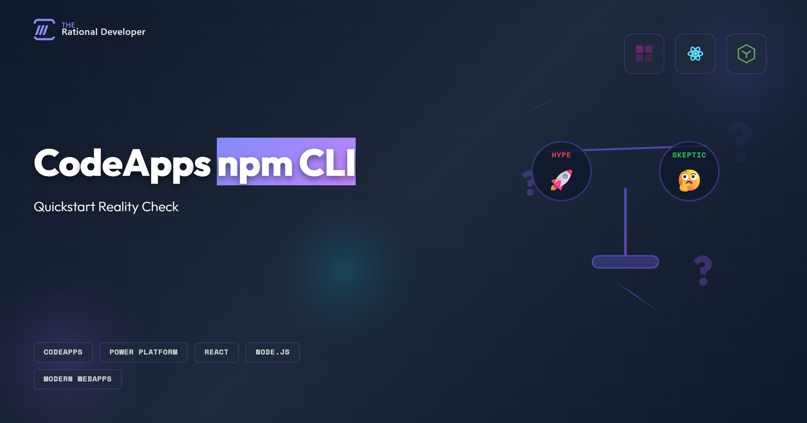 Power Apps CodeApps npm CLI: Quickstart Reality Check