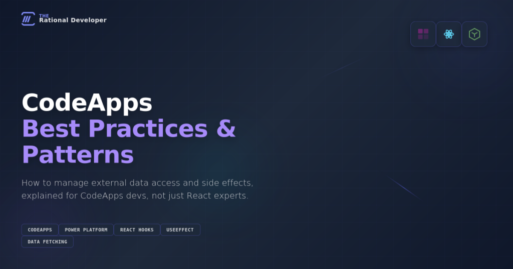 CodeApps BestPractices Accessing external Data